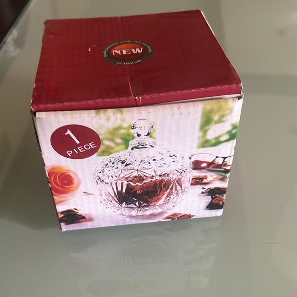 NWT 1pc Crystal Candy Pot - Picture 2 of 3